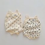 【66-90cm】キャミロンパース ベビー プリント 着心地良い - 画像 (3)