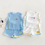 【73-120cm】セットアップ カジュアル ノースリーブ 肌に優しい - 画像 (7)