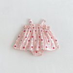 【66-90cm】ロンパース 可愛い ウサギ ピンク ベビー服 - 画像 (5)