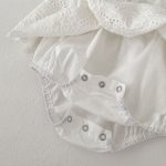 【66-90cm】ロンパース ベビー 女の子 アイレット 刺繍 - 画像 (13)