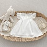 【66-100cm】ロンパース or ワンピース フリルスリーブ 蝶結び - 画像 (7)