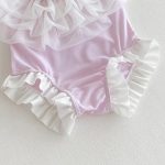 【73-100cm】水着 写真映え フリルデザイン 速乾素材 - 画像 (6)