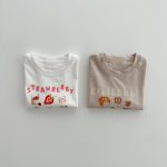 【66-100cm】ロンパース or Tシャツ ベビー プリント コットン - 画像 (13)
