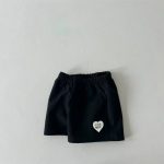 【73-120cm】ショートパンツ ハートプリント カジュアル ボトムス - 画像 (3)