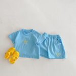 【80-130cm】セットアップ キッズ服 カジュアル ロゴ刺繍 - 画像 (9)