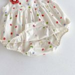 【66-90cm】ロンパース ベビー 可愛い カラードット - 画像 (12)