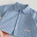 【73-100cm】シャツ or ベスト or ショートパンツ ベビー チェック カートゥーン - 画像 (10)