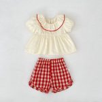 【73-110cm】セットアップor帽子 ベビー チェック柄 通園・お出かけに - 画像 (12)