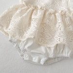 【73-100cm】ロンパースワンピース ベビー 女の子 フリル袖 - 画像 (13)