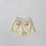 【73-100cm】セットアップ ベビー ガーリー 花柄 刺繍襟付き - 画像 (11)