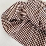 【66-100cm】セットアップ ベビー チェック フリル トップス&パンツ - 画像 (15)