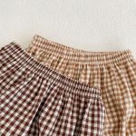 【66-100cm】セットアップ ベビー チェック フリル トップス&パンツ - 画像 (16)