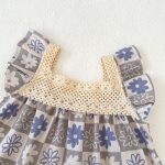 【66-100cm】セットアップ ベビー フラワー ギンガム - 画像 (12)