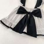 【73-110cm】セットアップ ベビー 女の子 チェック柄 リボン - 画像 (15)