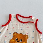 【66-90cm】カバーオール ベビー ドット カートゥーン - 画像 (12)