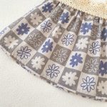 【66-100cm】セットアップ ベビー フラワー ギンガム - 画像 (13)
