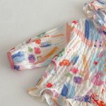 【73-120cm】セットアップ ベビー 女の子 フード付き 薄手 - 画像 (13)