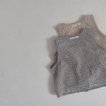 【73-100cm】セットアップ ベビー 韓国風 チェック ベスト&ショートパンツ - 画像 (12)