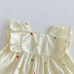 【66-100cm】セットアップ チェリー柄 トップス&ブルマ - 画像 (13)