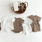 【66-90cm】ロンパース/セットアップクマリブ - 画像 (6)