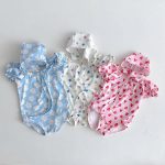 【66-90cm】水着 ハート おしゃれ スイムウェア - 画像 (3)