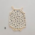 【66-90cm】キャミロンパース ベビー プリント 着心地良い - 画像 (9)