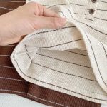 【66-100cm】セットアップ ベビー 韓国風 ボーダーワッフル - 画像 (9)