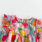 【66-90cm】ロンパース ベビー 写真映え おしゃれ 油絵風 - 画像 (10)