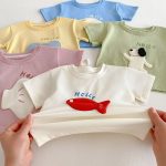 【73-120cm】半袖Tシャツ ベビー 男女兼用 可愛い カジュアル - 画像 (14)