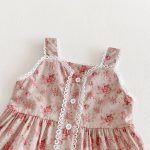 【90-140cm】ワンピース 女の子 おしゃれ 花柄 レトロ - 画像 (10)