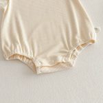 【66-90cm】セットアップ ベビー パフスリーブ ロンパース&キャミソール - 画像 (14)