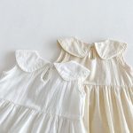 【73-110cm】ワンピース ベビー 女の子 コットン ノースリーブ - 画像 (11)