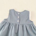【73-110cm】セットアップ or ワンピース ベビー 女の子 韓国風 花刺繍 - 画像 (15)