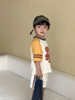 【80-150cm】セットアップ キッズ 男女兼用 カラー切り替え 英字柄 - 画像 (19)