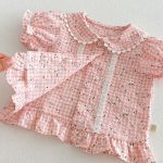 【73-120cm】シャツ or パンツ ベビー 女の子 小花柄 レース フリル - 画像 (14)
