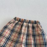 【73-120cm】半袖Tシャツ or チェックショートパンツ 韓国風 刺繍ロゴ - 画像 (15)