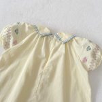 【73-100cm】セットアップ ベビー ガーリー 花柄 刺繍襟付き - 画像 (13)