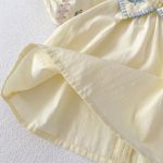 【73-100cm】セットアップ ベビー ガーリー 花柄 刺繍襟付き - 画像 (14)