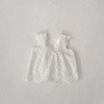 【66-100cm】セットアップ ベビー アイレットフラワー&ハート - 画像 (12)