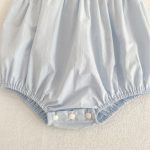 【66-130cm】ロンパースorワンピース フリル襟 ブルー 姉妹服 - 画像 (19)