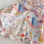 【73-120cm】セットアップ ベビー 女の子 フード付き 薄手 - 画像 (17)