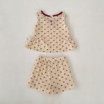 【73-130cm】セットアップ ベビー ノースリープ ハート おしゃれ - 画像 (5)