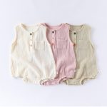 【66-90cm】ロンパース ベビー 北欧風 ノースリーブ - 画像 (10)