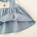 【73-110cm】セットアップ or ワンピース ベビー 女の子 韓国風 花刺繍 - 画像 (16)