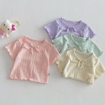 【80-120cm】Tシャツ パステルカラー 柔らか 女の子 トップス - 画像 (19)