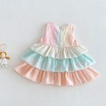 【予約販売】【73-120cm】ワンピース カラフル ケーキ 女の子 - 画像 (3)