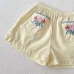 【73-100cm】セットアップ ベビー ガーリー 花柄 刺繍襟付き - 画像 (16)