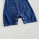 【66-90cm】オールインワン&帽子 デニム ノースリーブ カジュアル ベビー服 - 画像 (14)