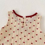 【73-130cm】セットアップ ベビー ノースリープ ハート おしゃれ - 画像 (9)