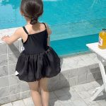 【90-140cm】水着 リボン 可愛い 女の子 スイムウェア - 画像 (3)